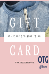 OTG Athleisure Gift Cards OTG GIFT Cards